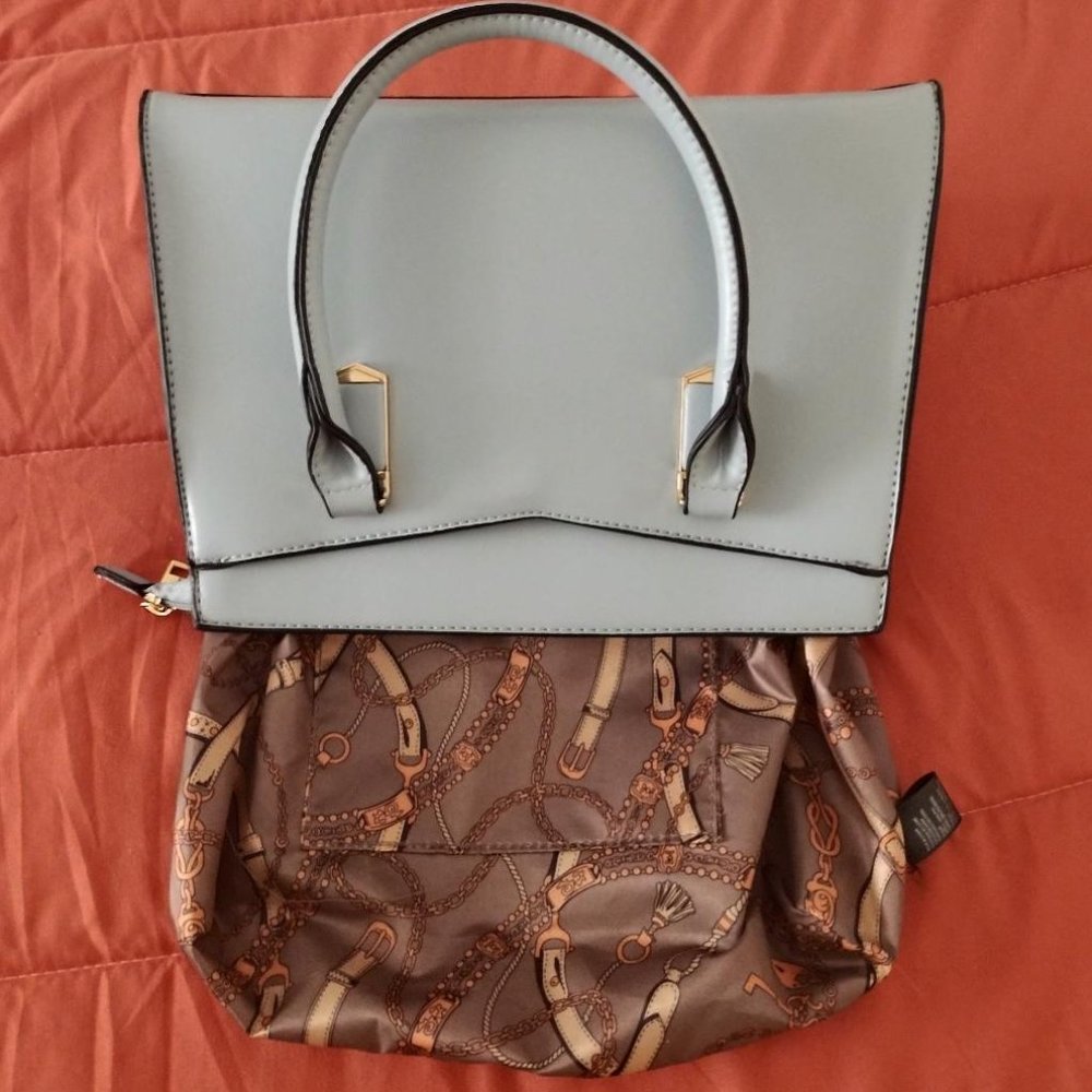 NWOT Blue No Brand Fashion Purse - Picture 7 of 9